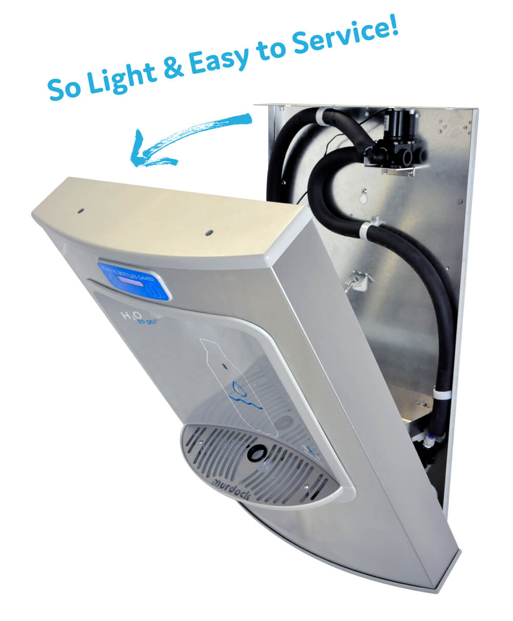 Easy-to-Service Water Bottle Filling Station