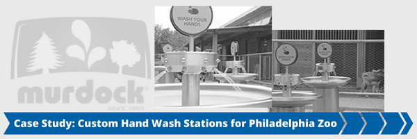 Custom Hand Wash Station for Philadelphia Zoo Custom Hand Wash Station for Philadelphia Zoo